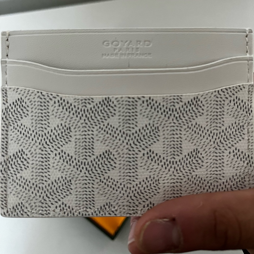 1 of 1 White Goyard Cardholder SAME DAY SHIPPING PERFECT CHRISTMAS GIFT